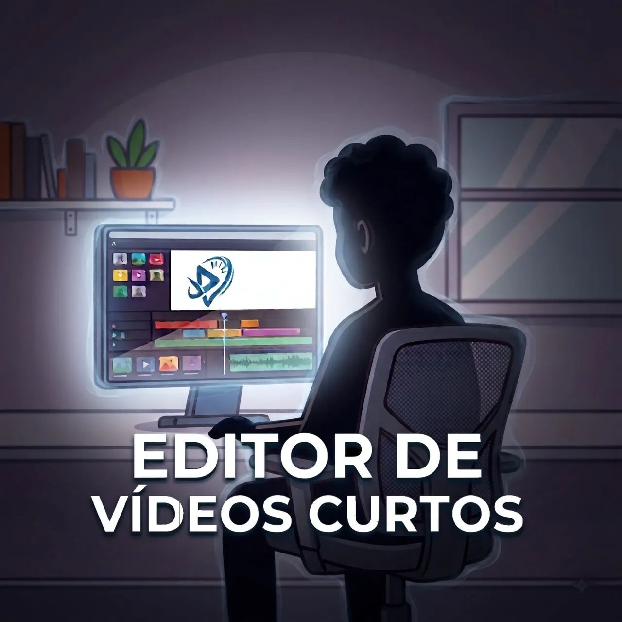 Faço edição de vídeos curtos.