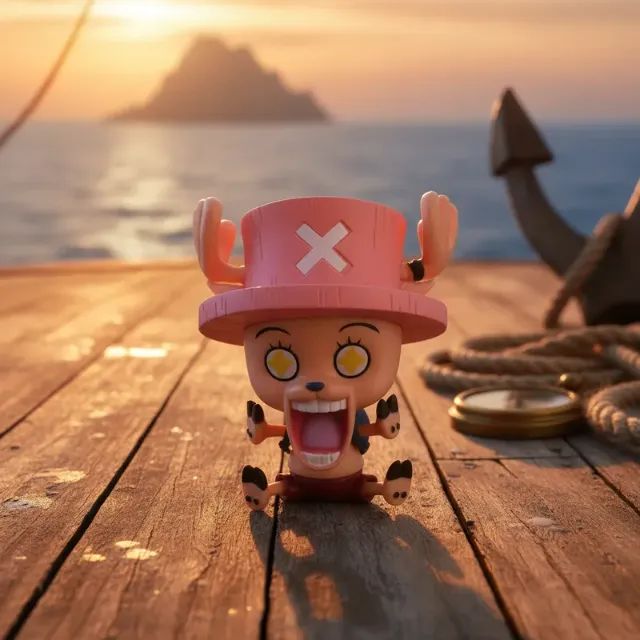 Boneco do Personagem Tony Tony Chopper One Piece 10 cm em PVC