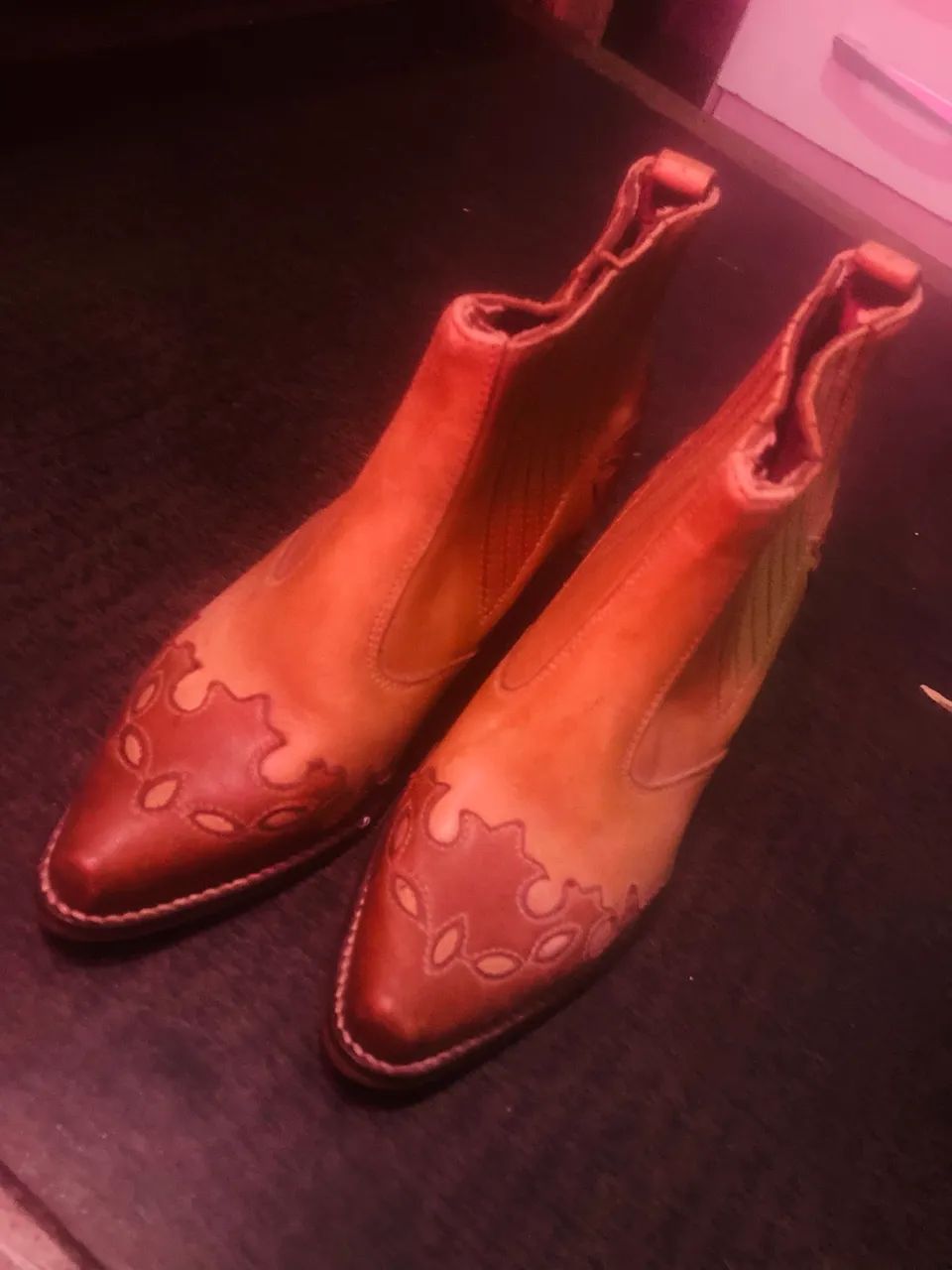 Bota de couro