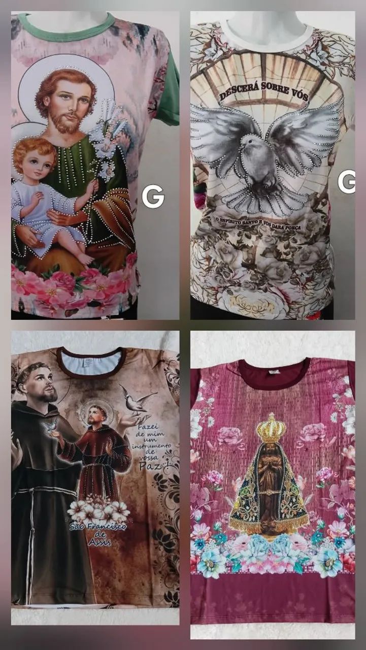 Camisetas imagem religiosa  - Foto 2
