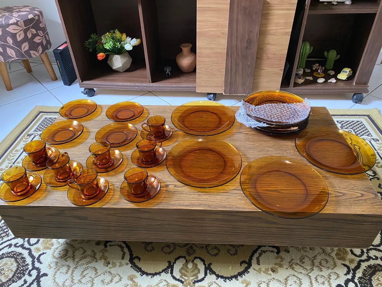 Jogo de Louças Âmbar - Duralex & Orolex (Vintage)