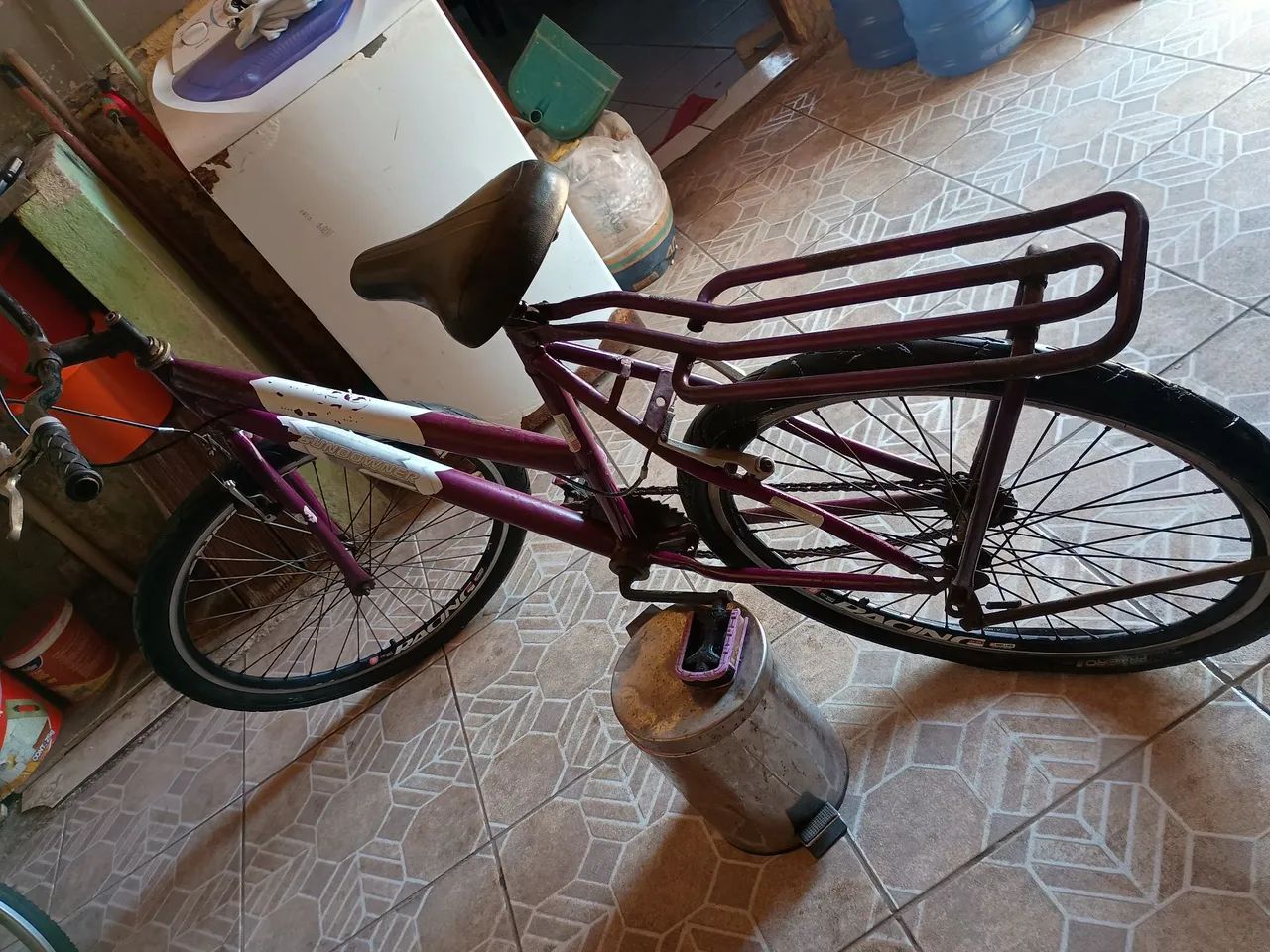 Bicicleta feminina usada - Foto 3