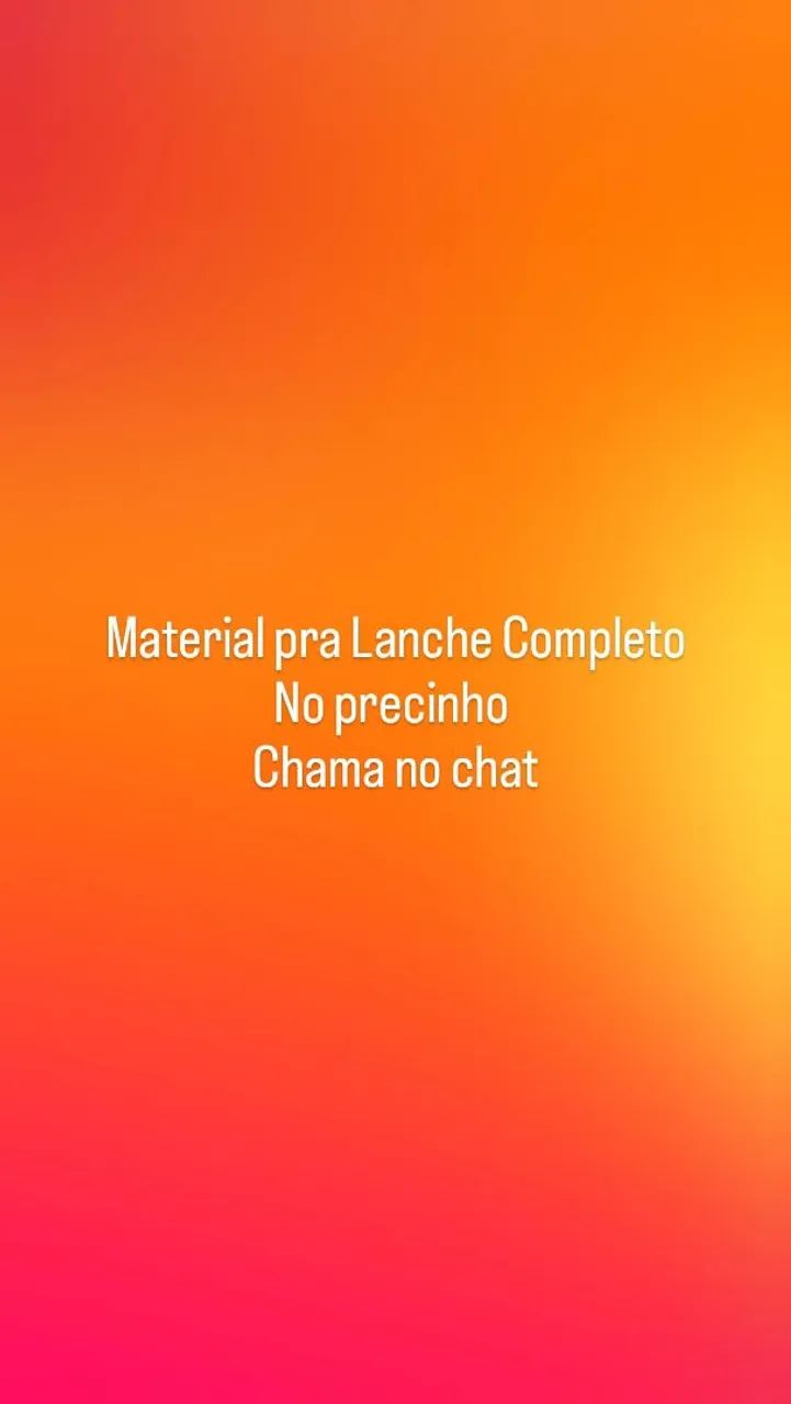 Lanche material 