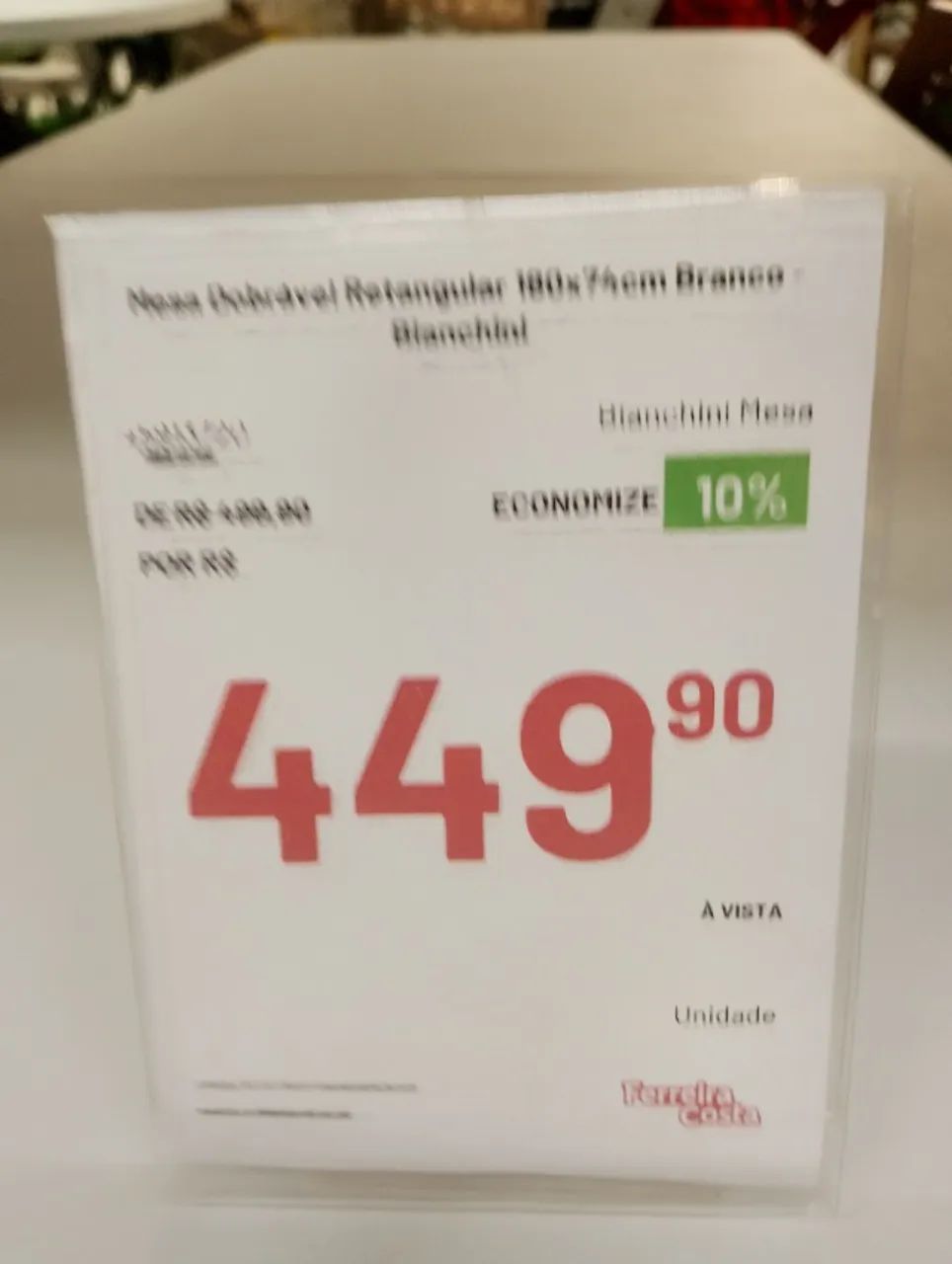 MESA DOBRÁVEL RETANGULAR 