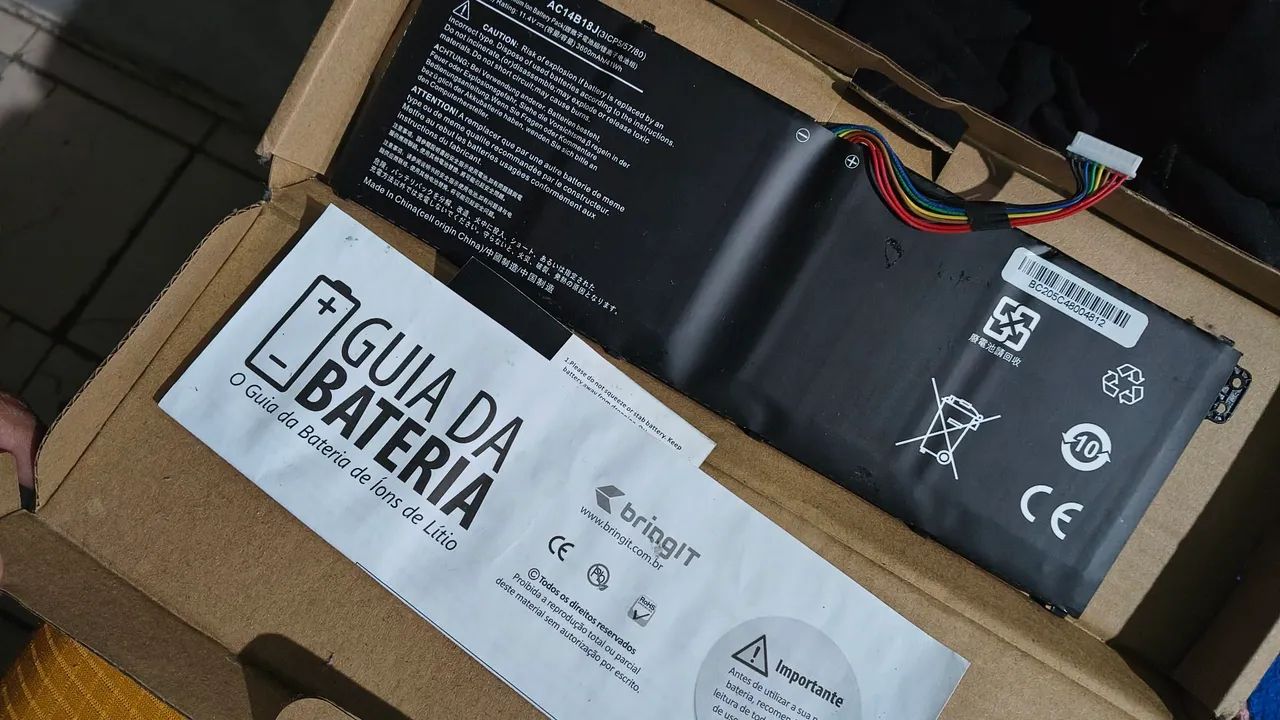 Bateria (incompatível com meu notebook)