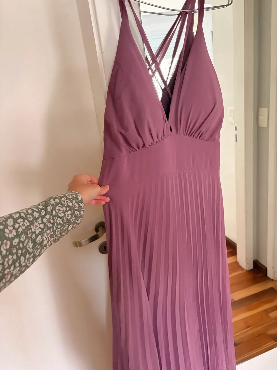 Vestido longo plissado - Foto 2