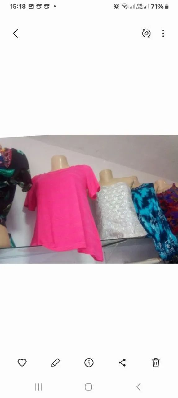 Manequim meio busto $10,00