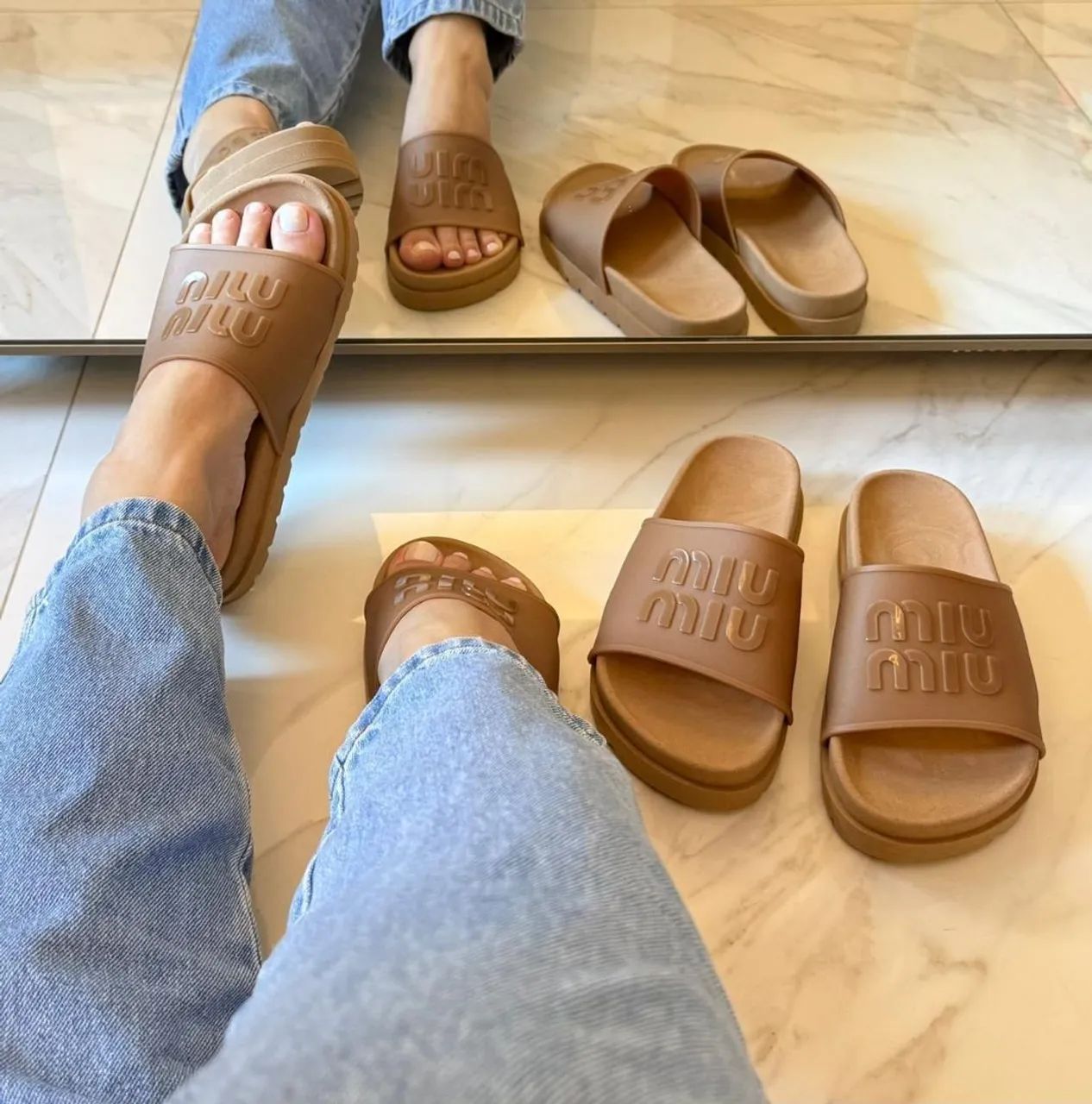 Sandália Miu Miu. - Foto 3