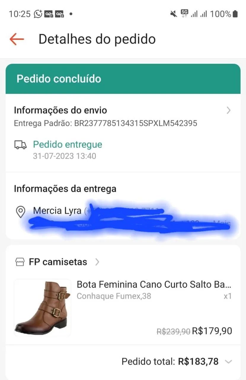 Bela bota de couro - Foto 4