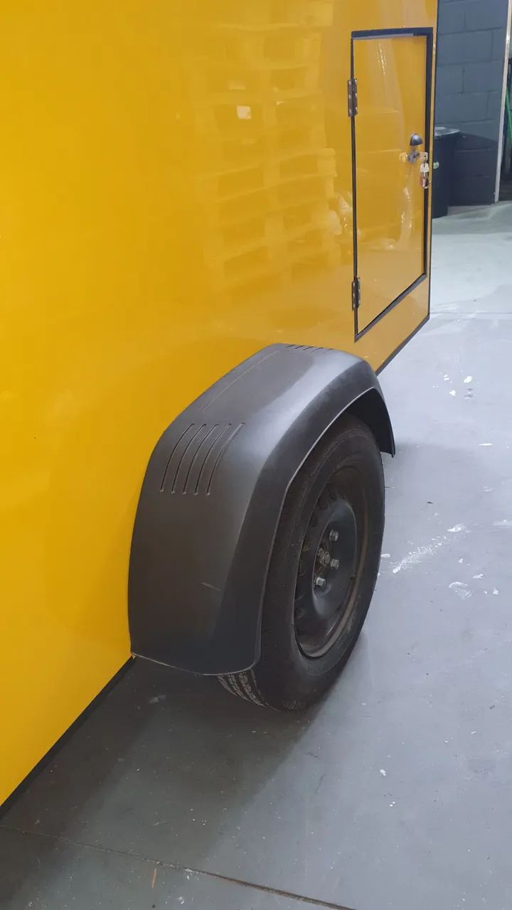 Carretinha Baú ACM Nova Sem Uso - Cabe 2 Paletes - Foto 3