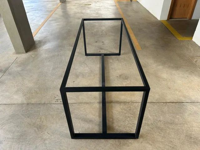 BASE DE MESA DE METALOM 80 x 40 - MESA DE 6 LUGARES