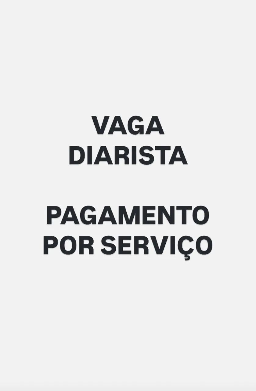 Diarista  