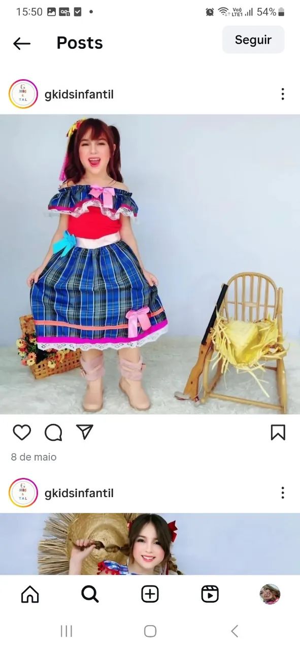 Roupas de São João para recém-nascido até 1 ano. +5,00 e leve GRÁTIS um vestido  - Foto 5