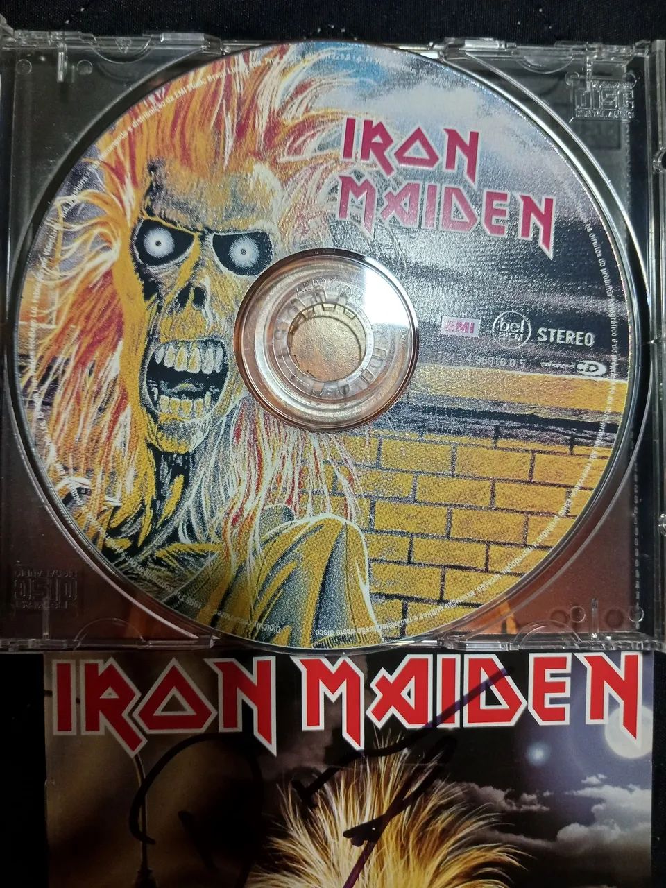 CD Iron Maiden autografado Paul d' Anno - Foto 3