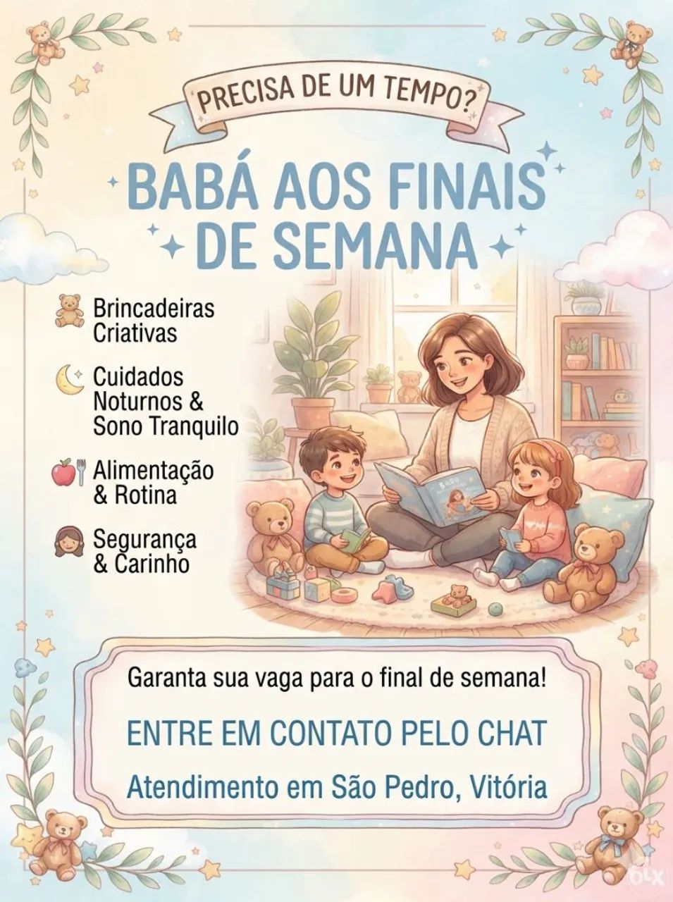 Serviços de babá