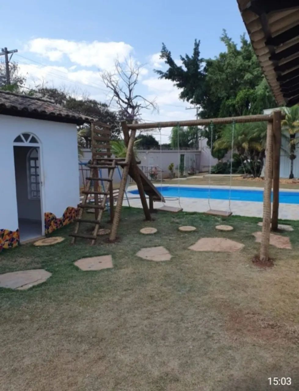 Estrutura com balanço e escorregador - Foto 3