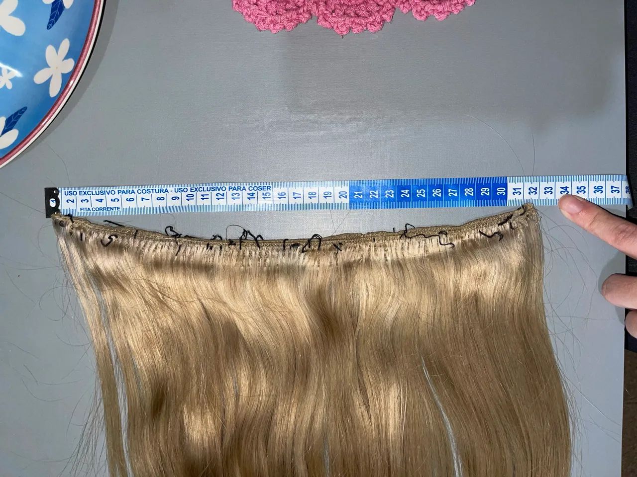 CABELO LOIRO HUMANO JÁ TELADO  - Foto 4
