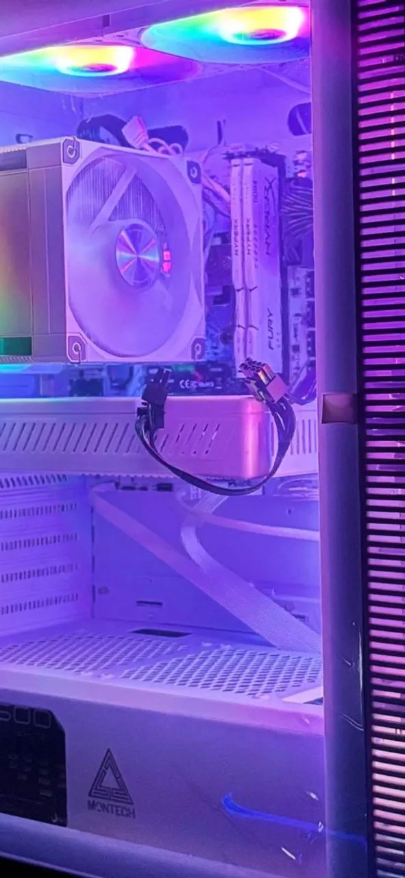 PC GAMER COMPLETO - BRANCO - pra vender rápido  - Foto 4