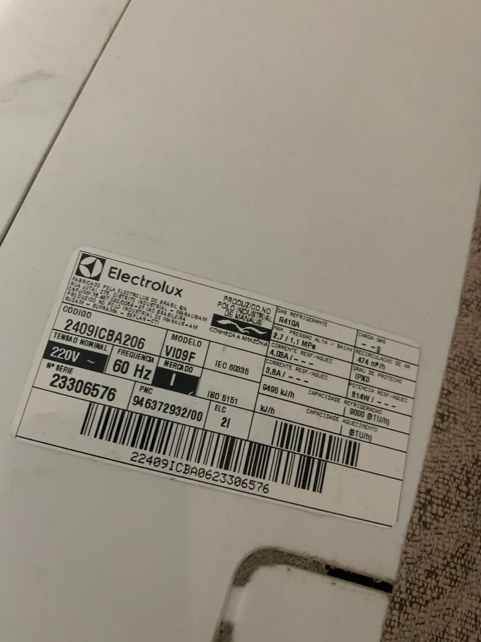 Ar condicionado split Eletrolux 9000btu com defeito  - Foto 4