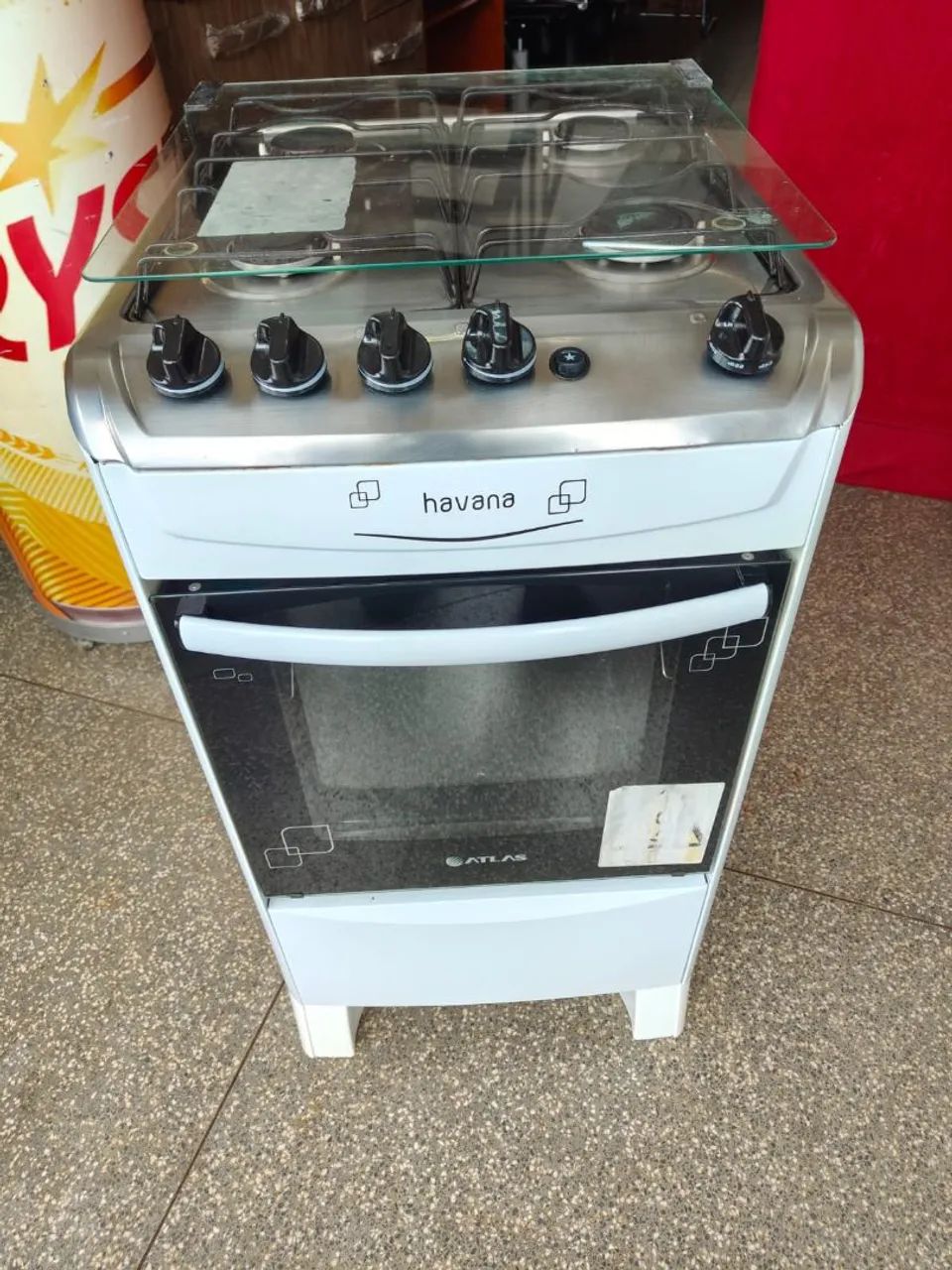Fogão 4 boca automático 
