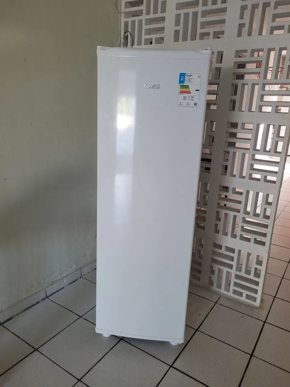 Geladeira + freezer consul. 