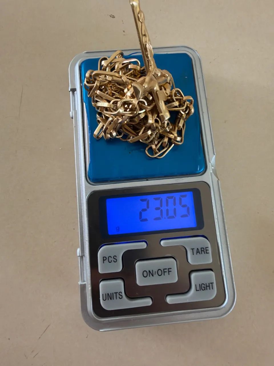 Vendo corrente de ouro 18k com pingente  - Foto 2