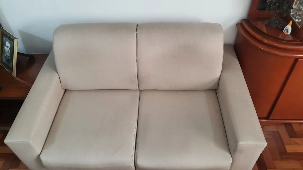 Sofá chaise 2 lugares em tecido, Retirar Pechincha RJ - Foto 5
