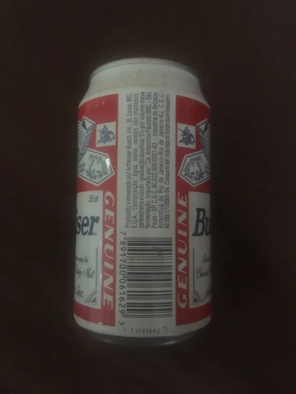 Lata Budweiser Década de 90 - Foto 5