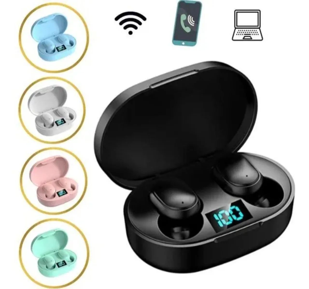Fone De Ouvido Tws Bluetooth E6s-v1 - Foto 3