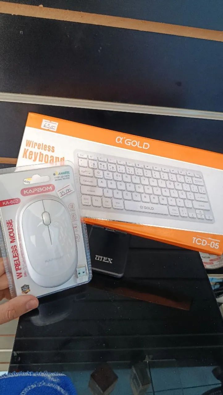 TECLADO BLUETOOTH MOUSE SEM FIO - Foto 2