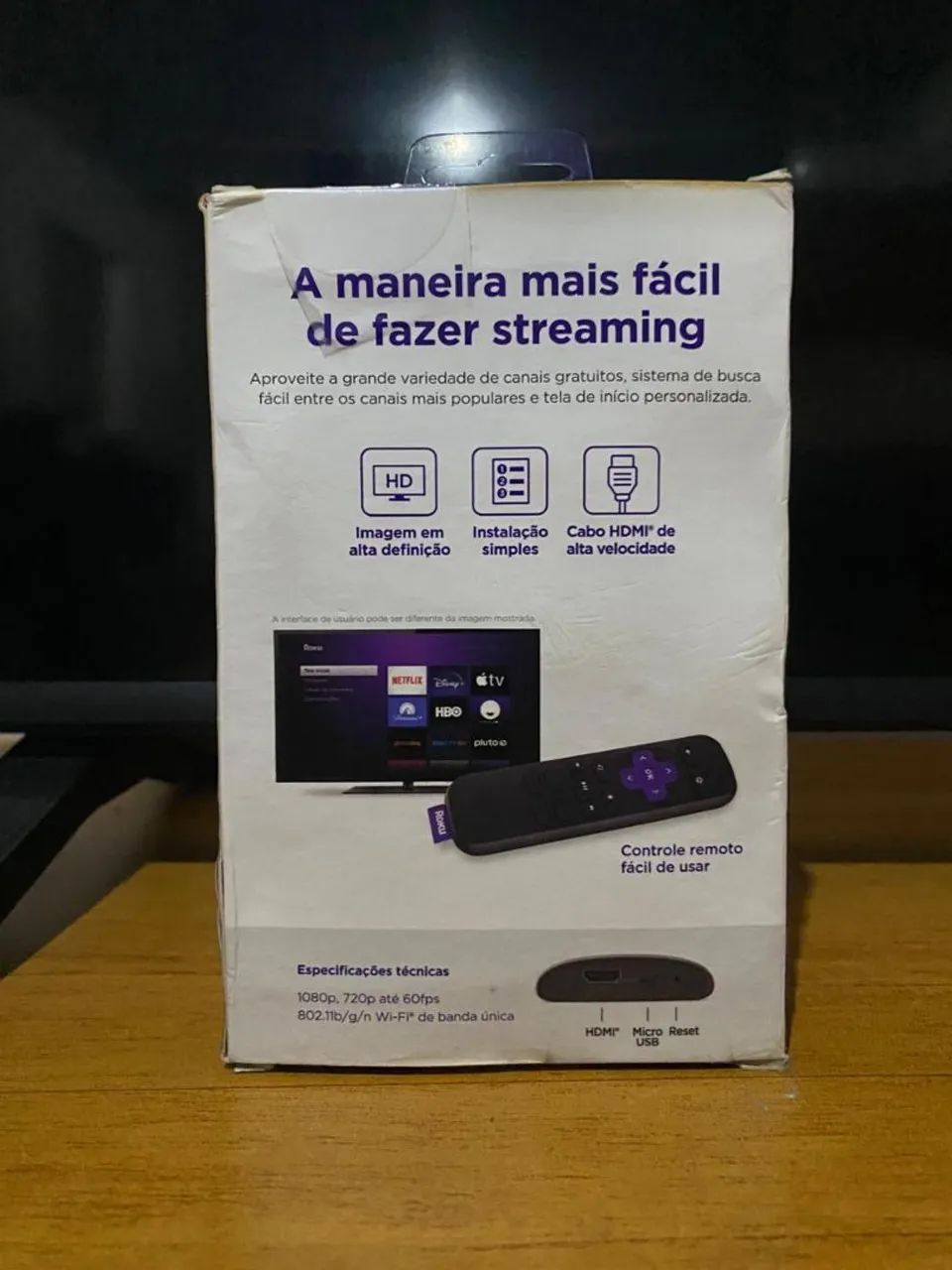 Roku Express Streaming HD - Completo com Controle - Foto 4