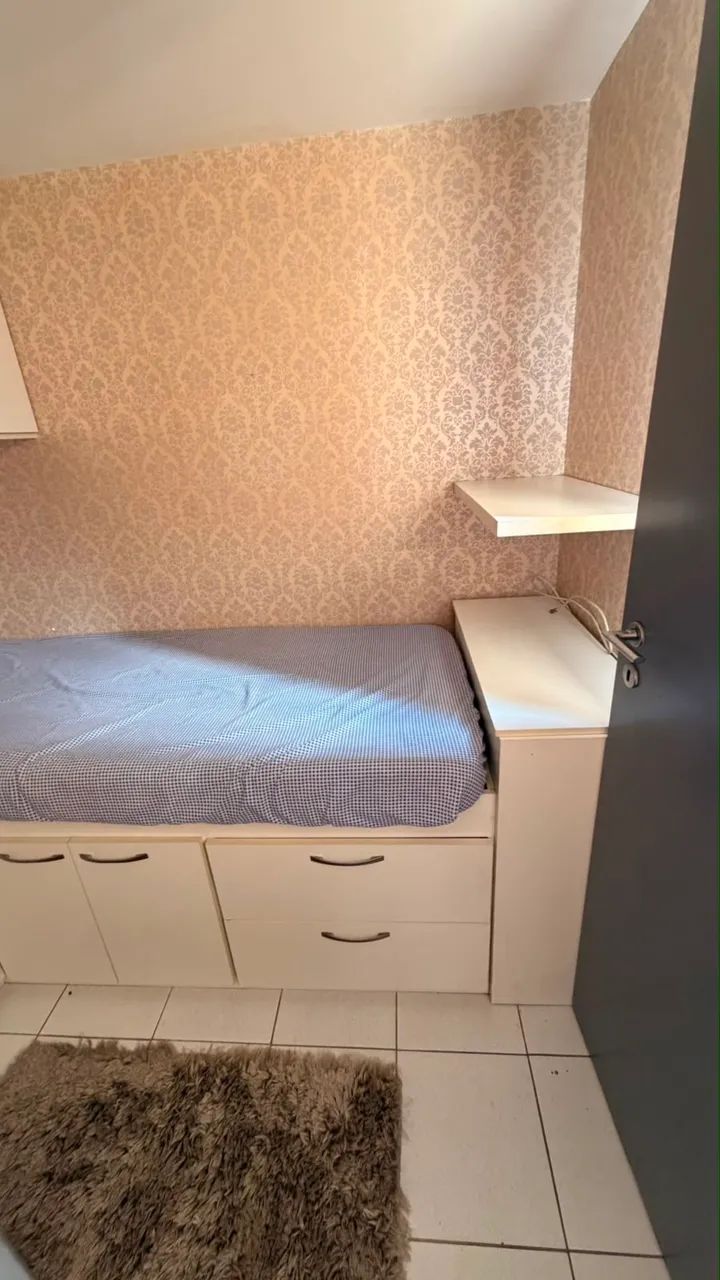 Quarto planejado completo com cama, armários e gaveteiros - Foto 3