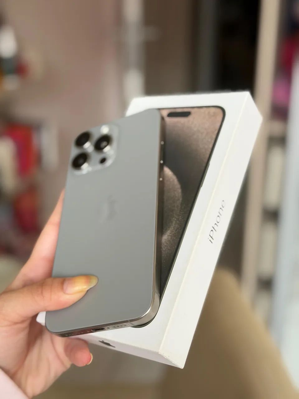 IPHONE 15 PRO MAX BRANCO 256GB PERFEITO ESTADO - Foto 3