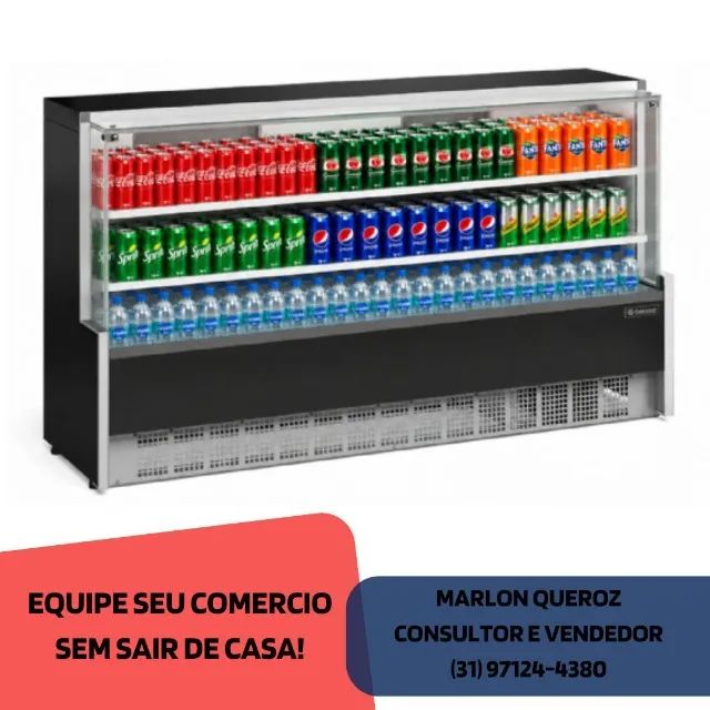 Balcão Refrigerado 2,05M 2 Placas Gelopar 220V