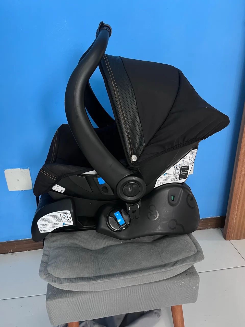 Carrinho de bebê 3 em 1 Galzerano - Foto 4