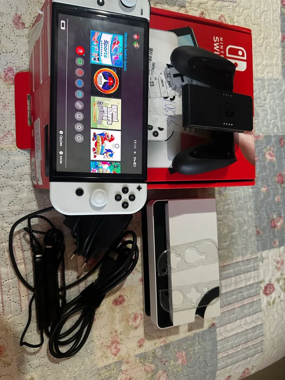 Nintendo switch oled desbloqueado 256gb - Foto 5