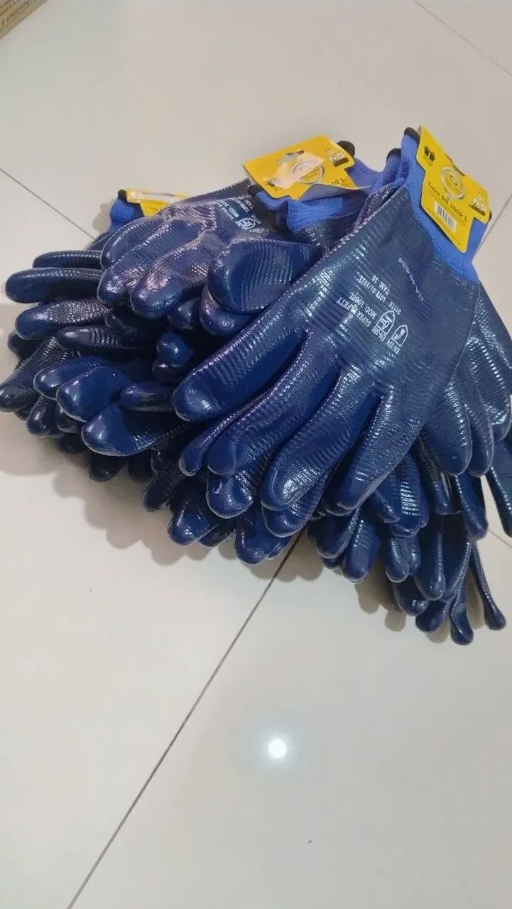 Luvas emborrachada, impermeável  - Foto 2