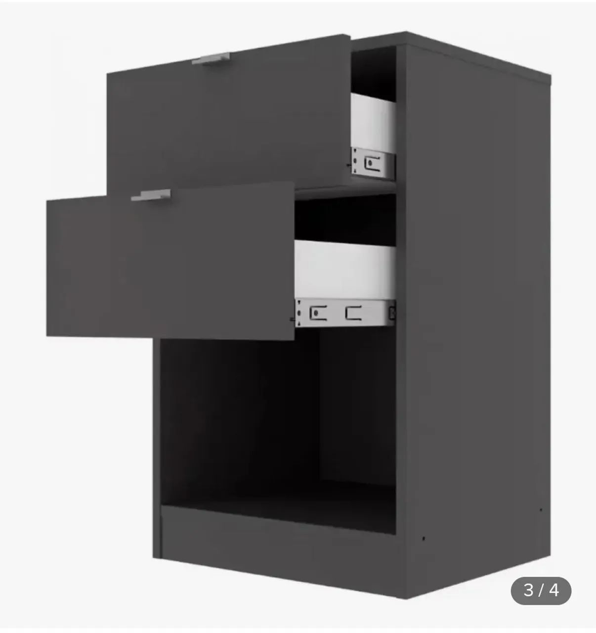 Mesa pra cabeceira com 2 gavetas bartira  - Foto 2