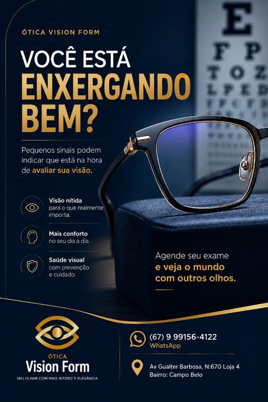 Serviços Óticos Especializados - Ótica Vision Form