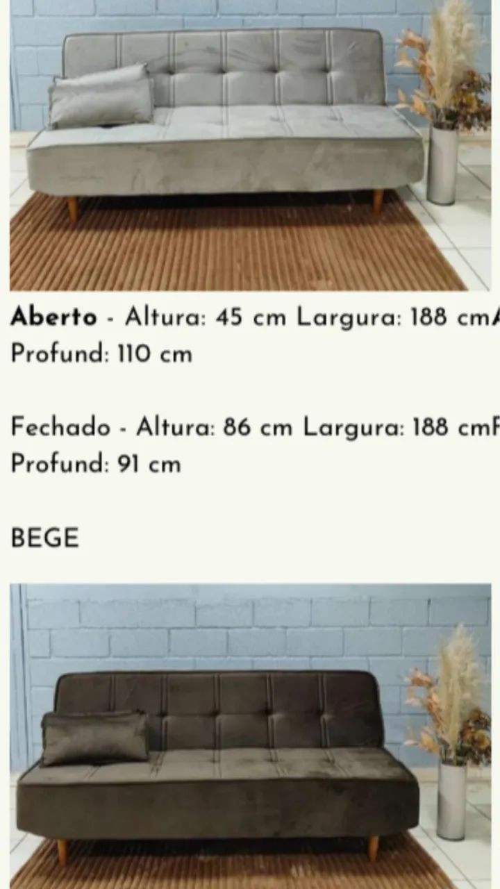 Sofá cama Luisa 