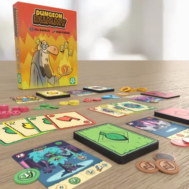 Dungeom Rummy - Jogo de Tabuleiro - Lacrado - Foto 3