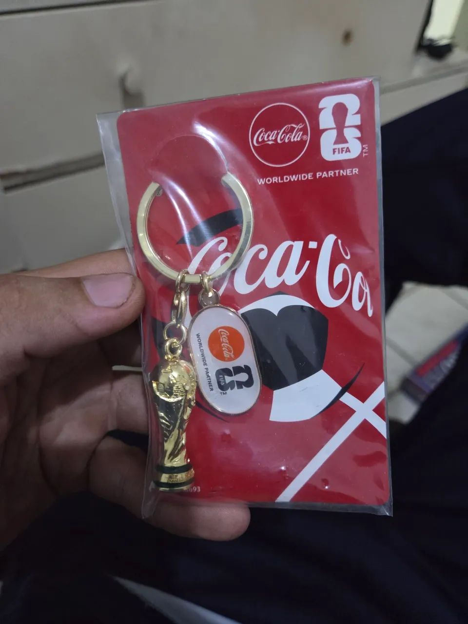 Chaveiro Edição Limitada Coca-Cola Copa 26