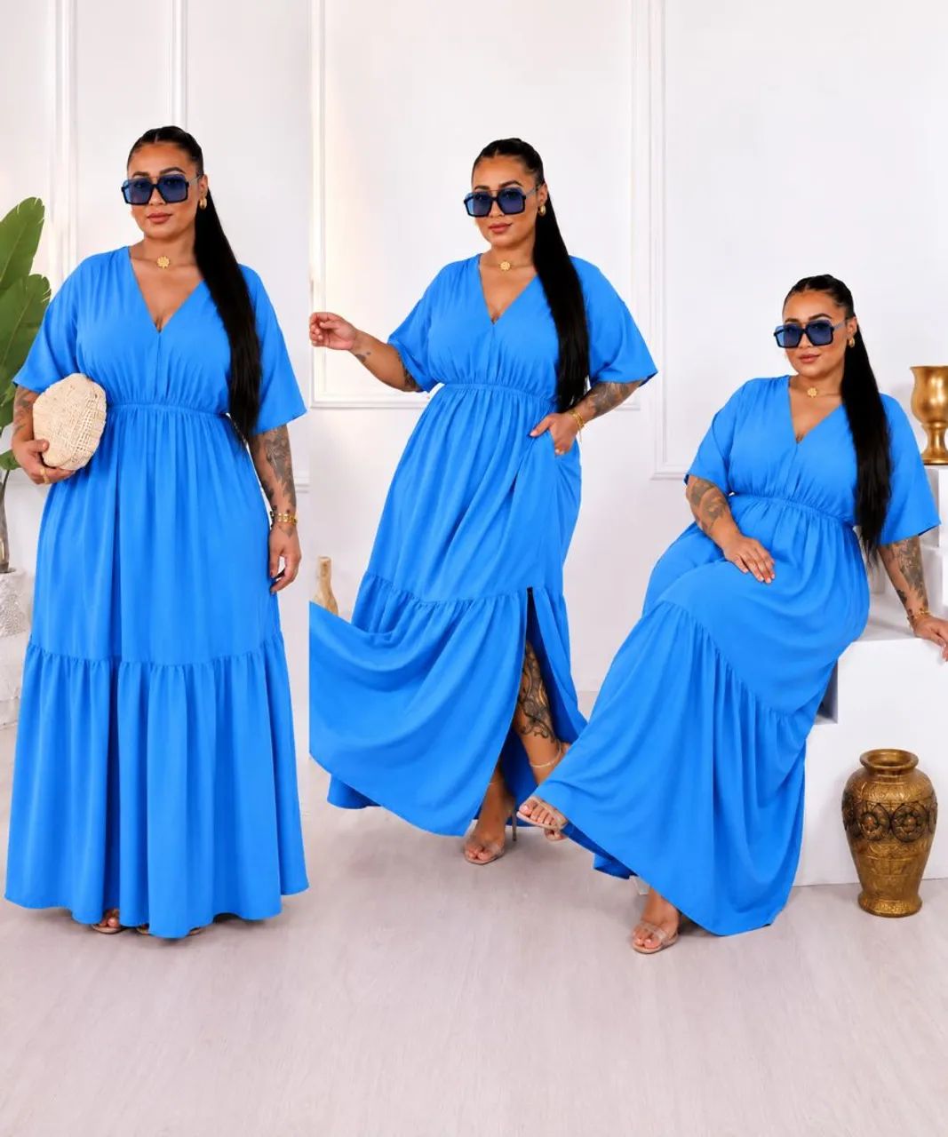 Vestidos plus size vestem até 58 /60  - Foto 3