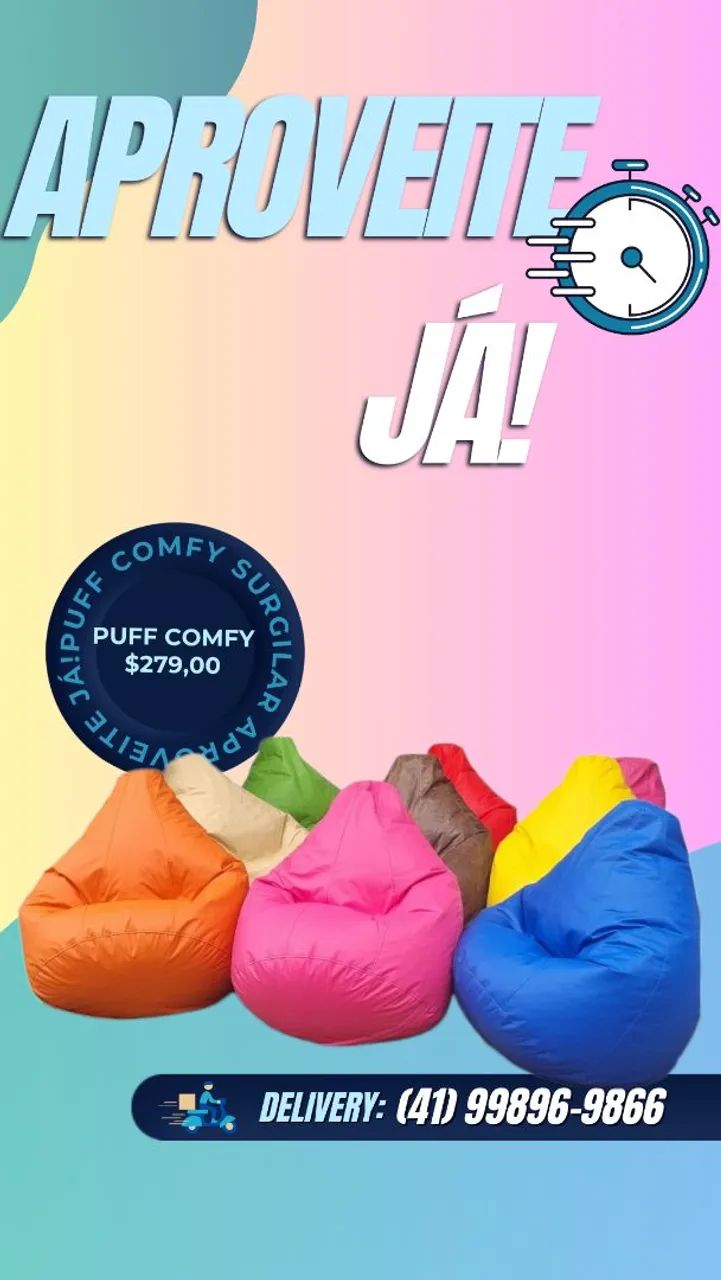 Puff Comfy para aproveitar!!