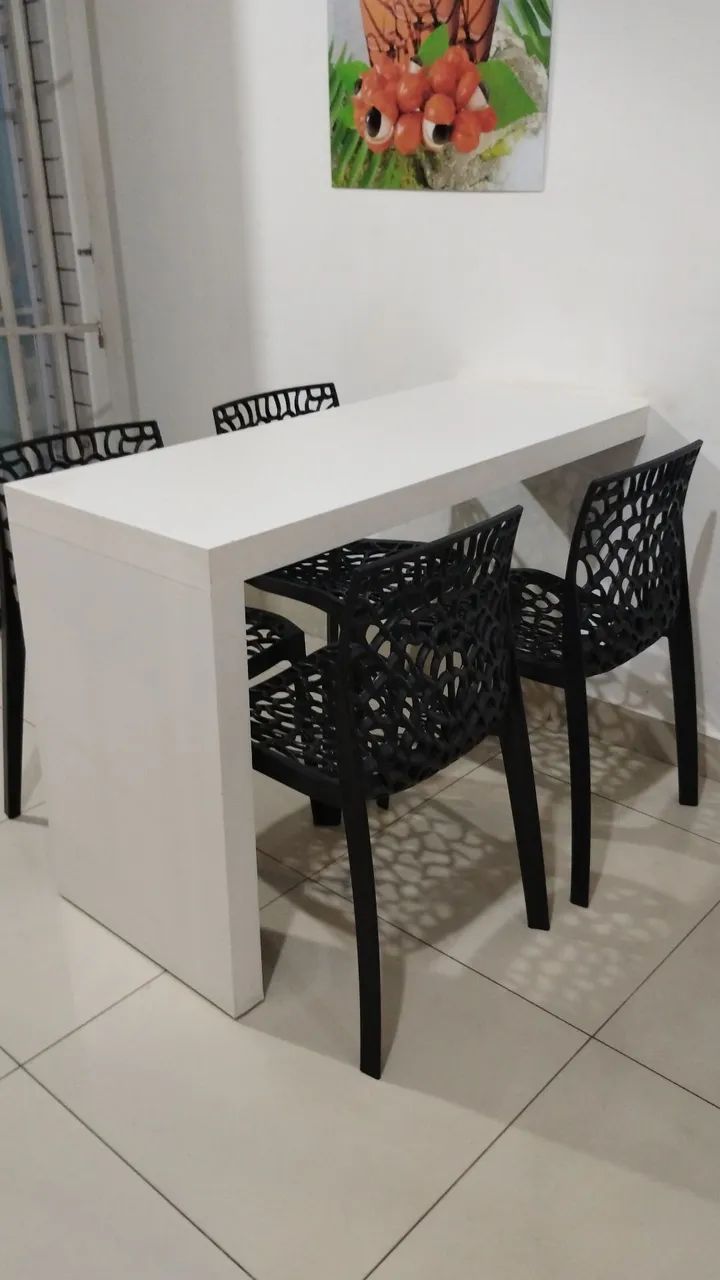  3 Mesas  de canto para lanchonete com 4 cadeiras cada mesa  - Foto 5