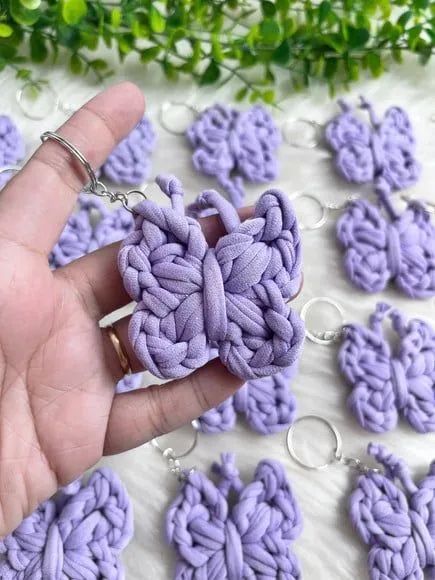 Chaveiro em fio de malha  - Foto 2