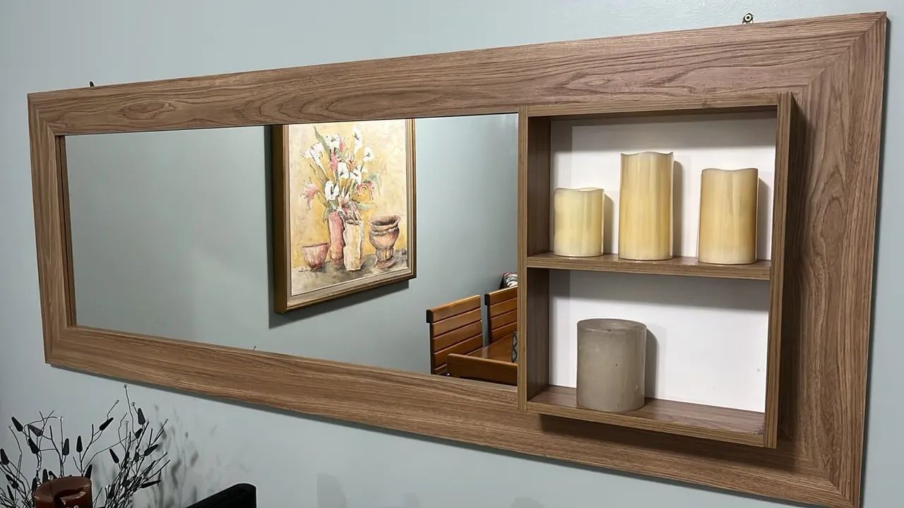 Balcão buffet espelho e quadro