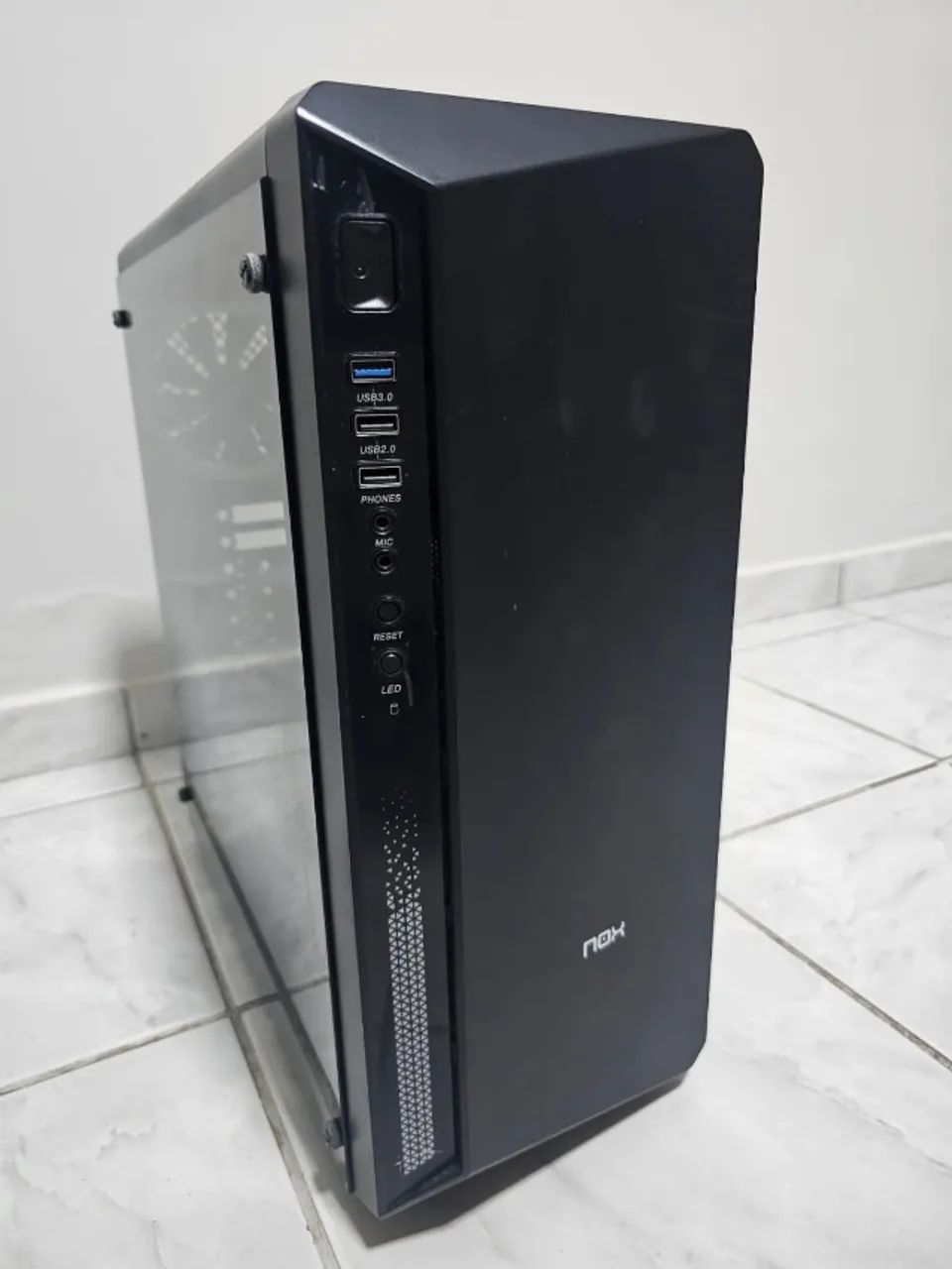 i3 10100f, placa mãe h410m-e, fonte 550w 80 plus e gabinete  - Foto 3