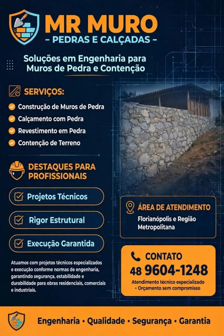 Contenção de barrancos 