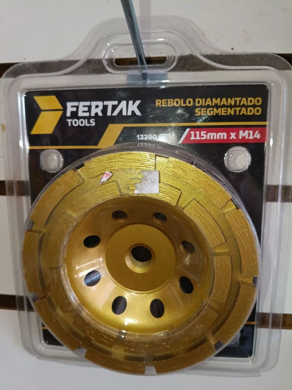 Rebolo diamantado segmentado 